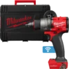 Дриль-шуруповерт з ударом акумуляторний безщітковий MILWAUKEE, M18 ONEPD3-0X, 158Нм (каркас, кліпса для ременя, бічна ручка, HDк