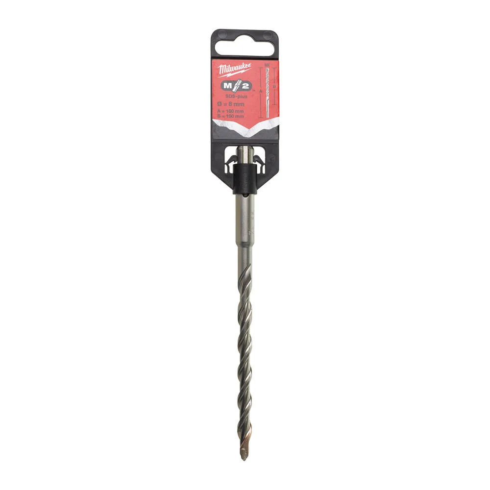Бур SDS-PLUS M2 MILWAUKEE, діаметр 8,0х160х100 мм