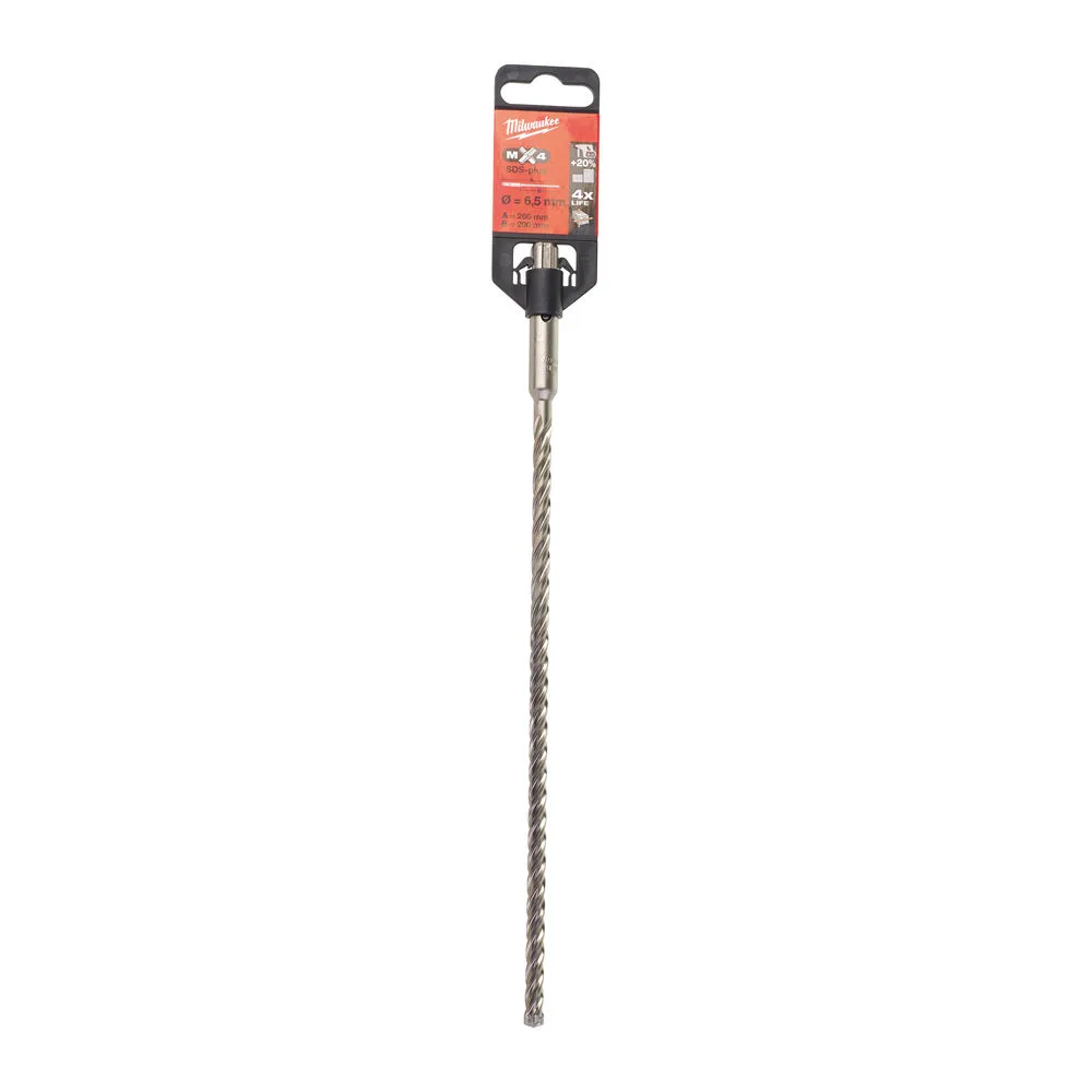Бур SDS-PLUS MX4 MILWAUKEE, діаметр 6,5х265х200мм