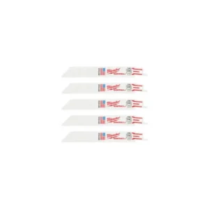 Полотно для шабельних пил GP MILWAUKEE, 150х2,5/1,8мм, (5шт), (універсальні) (заміна на 48475292)