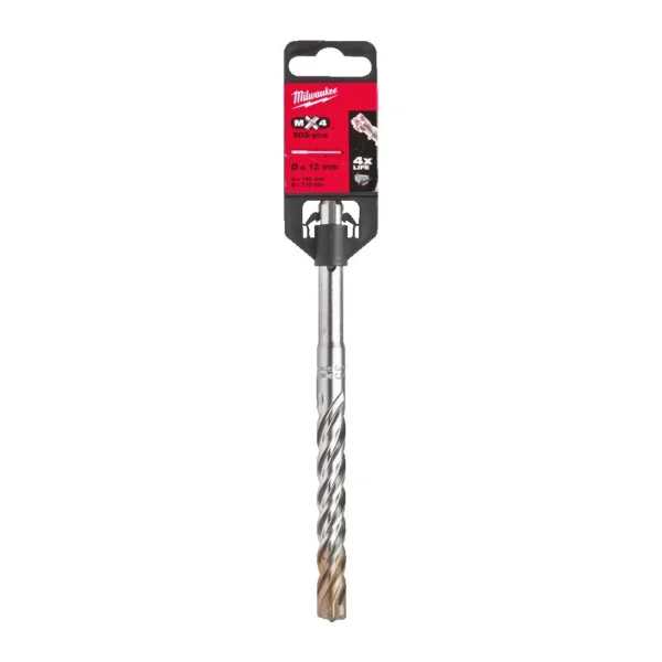 Бур SDS-PLUS MX4 MILWAUKEE, діаметр 12,0х160х110мм