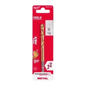 Свердло по металу RedHEX SHOCKWAVE HSS-TiN MILWAUKEE, діаметр 7,5х110х67мм