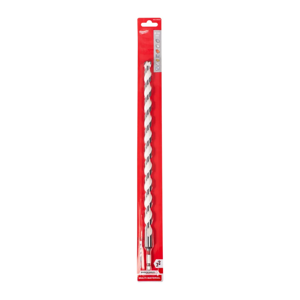 Свердло по мультіматериалам ShW HEX MILWAUKEE, діаметр 16x400х340мм