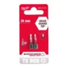 Біта SHOCKWAVE MILWAUKEE, TX BO8, 25мм, (2шт) (заміна на 4932500370)