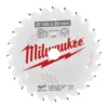 Диск пиляльний по дереву PFTE THIN KERF MILWAUKEE, діаметр 165х20х1,6мм, 24 зуб.