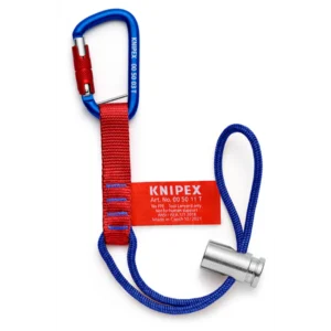 Петлевий адаптер для фіксації інструменту KNIPEX з карабіном, 00 50 13 T BK