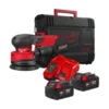 Шліфмашина ексцентрикова акумуляторна безщіткова MILWAUKEE, M18 FROS125-502X, діаметр 125мм (зарядний пристрій М12-18 FC. 2 акум