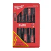 Набір викруток ізольованих VDE MILWAUKEE, (7шт), (SL2,5/ SL3/ SL4/ PH2/ PZ1/PZ2 / викрутка-тестер)
