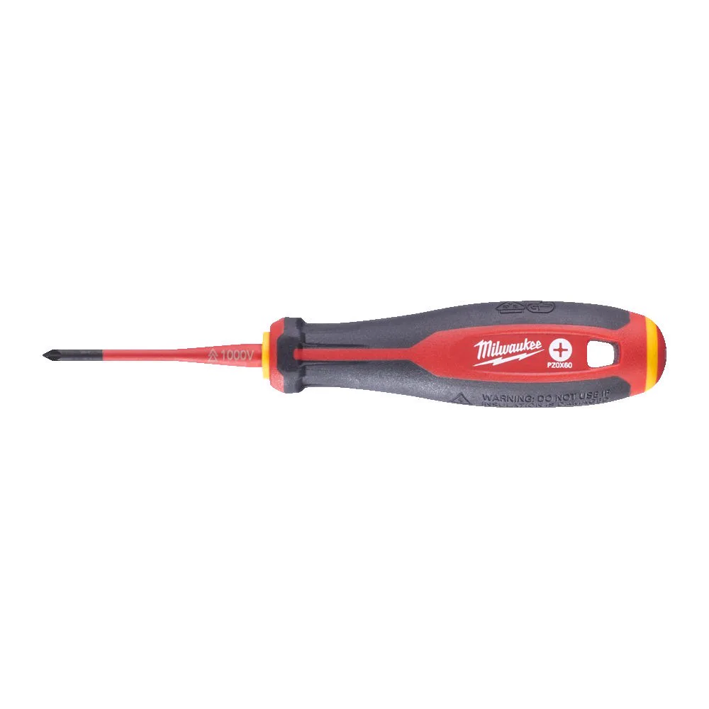 Викрутка з тригранною рукояткою ізольована VDE MILWAUKEE, PZ0х60мм
