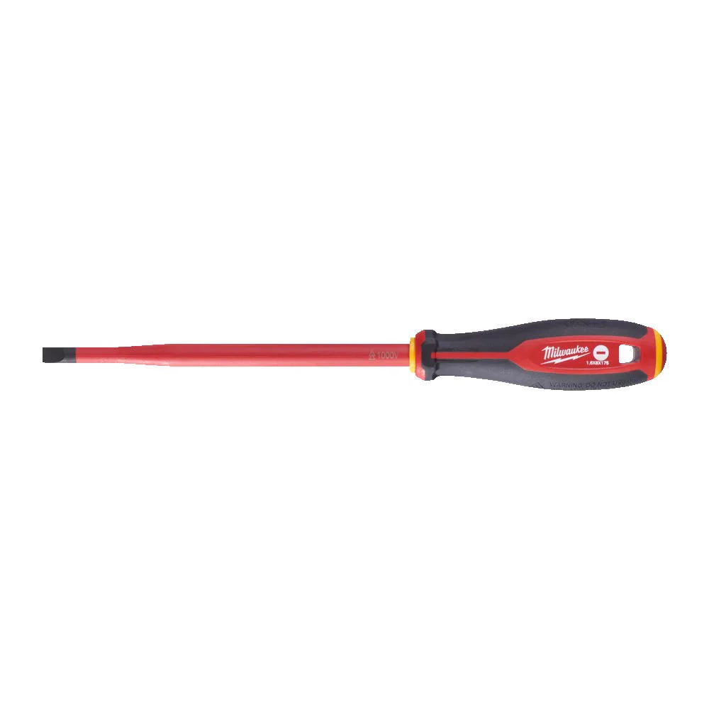 Викрутка з тригранною рукояткою ізольована VDE MILWAUKEE, SL 1,6х8,0х175мм