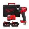 Гайковерт акумуляторний безщітковий 1/2'' MILWAUKEE, M18 FIW2F12-502Х, 339Нм, з кільцем (зарядний пристрій M12-18 FC, 2 акумулят