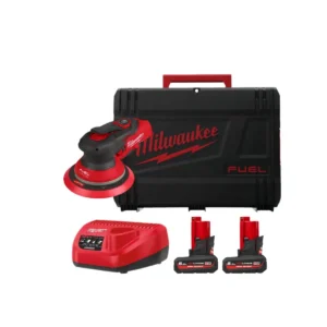 Шліфмашина ексцентрикова акумуляторна безщіткова MILWAUKEE M12 FROS5-502X, діаметр150мм (зарядний пристрій С12 С, 2 акумулятори
