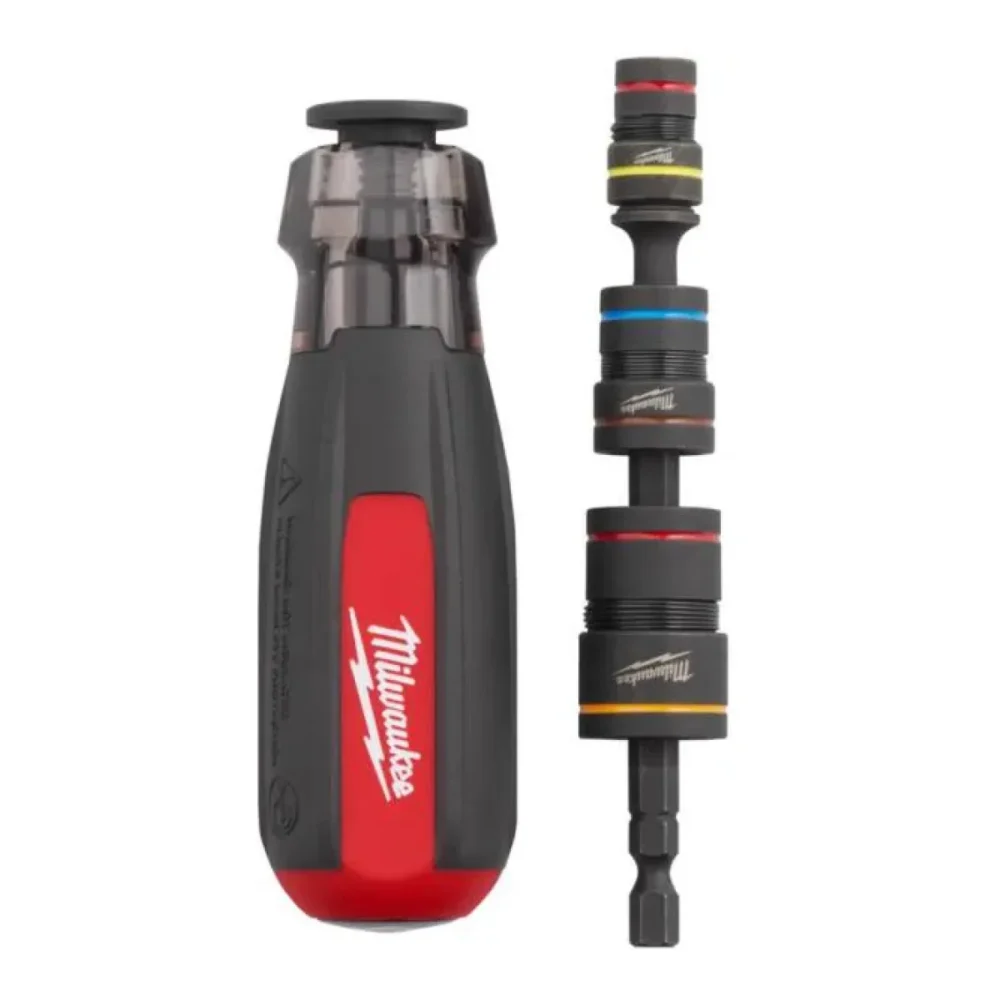 Ключ-викрутка магнітна з торцевими насадками 6-в-1 ShW MILWAUKEE Impact Multi-Nut Driver