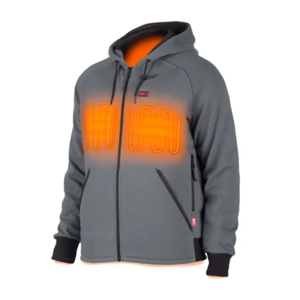 Толстовка з підігрівом MILWAUKEE, M12 HHGREY4-0 (L), сіра (розмір L)