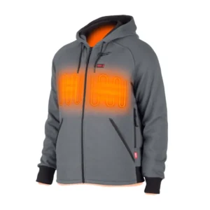 Толстовка з підігрівом MILWAUKEE, M12 HHGREY4-0 (XXL), сіра (розмір XXL)