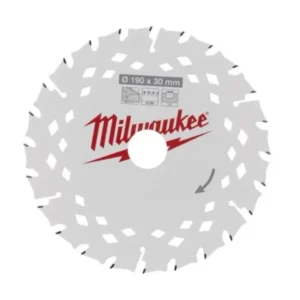 Диск пиляльний по дереву PFTE MILWAUKEE, діаметр 190х30х1,8мм, 24 зуб.