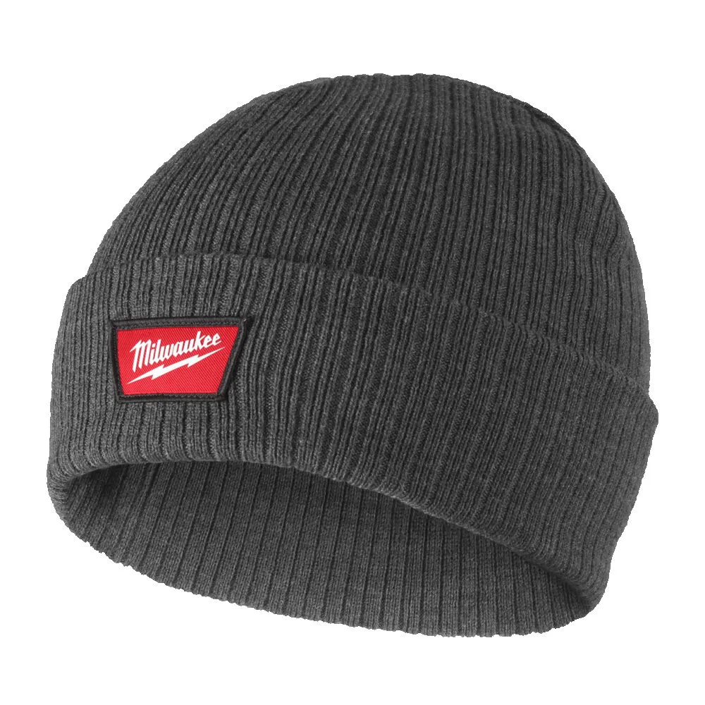Шапка з манжетою MILWAUKEE, BNC DGR, темно-сіра (ONE-SIZE)