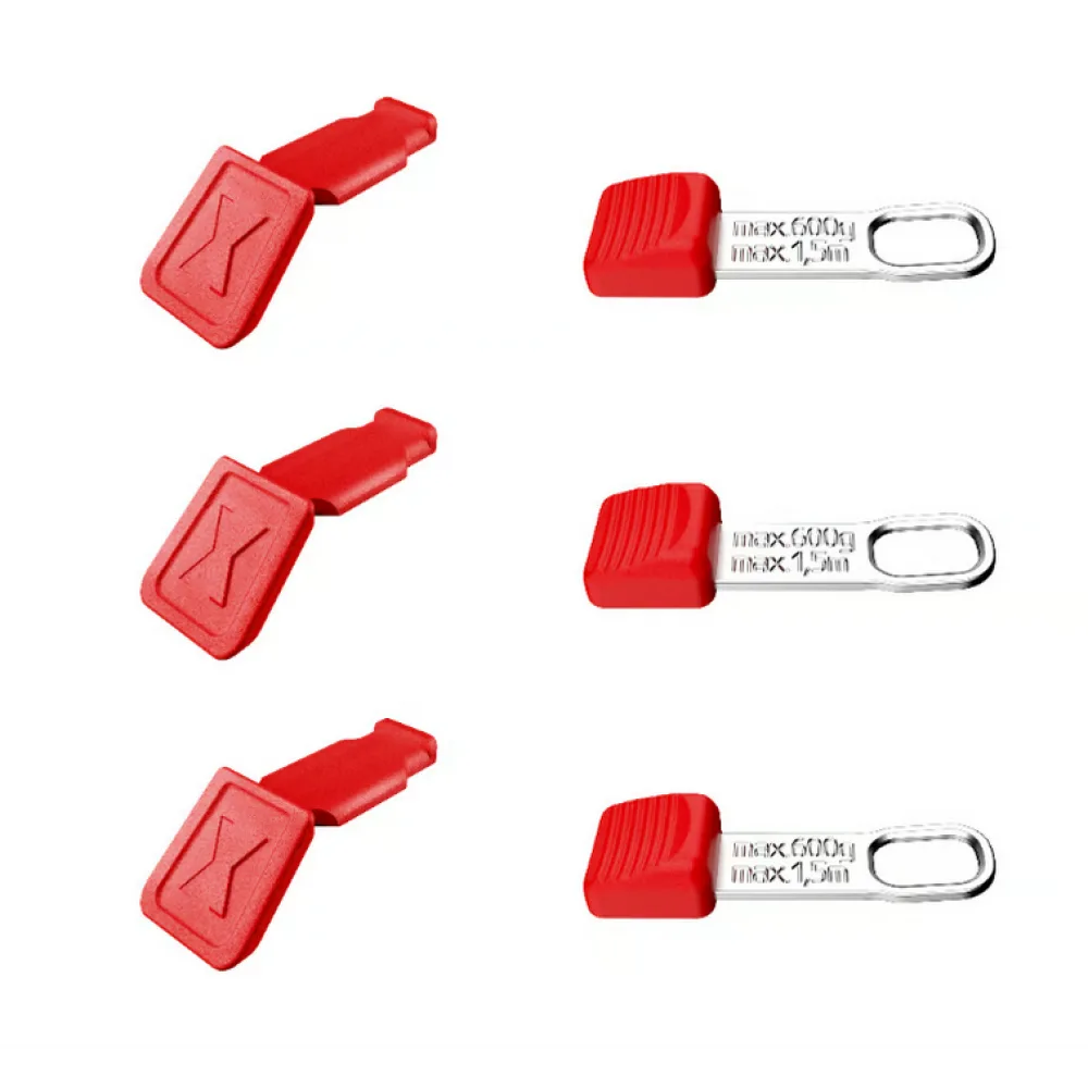 Кліпси для стропи безпеки та ручок KNIPEX 00 63 06 TCR Tethered Tool, MIX 3+3шт