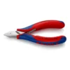 Кусачки бокові (бокорізи) для електроніки, Ø1,0мм, 115мм KNIPEX 72 52 115, хромовані