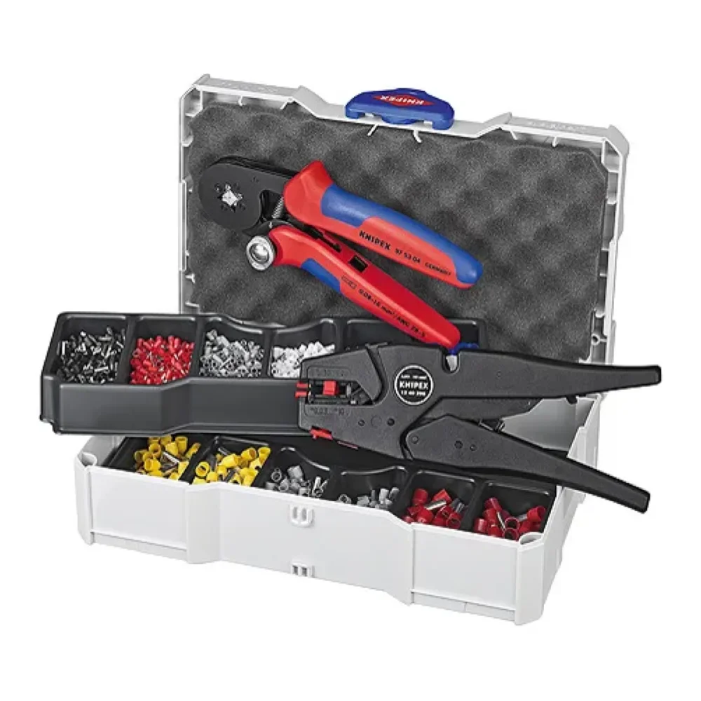 Набір кабельних наконечників для обпресування KNIPEX 97 90 10