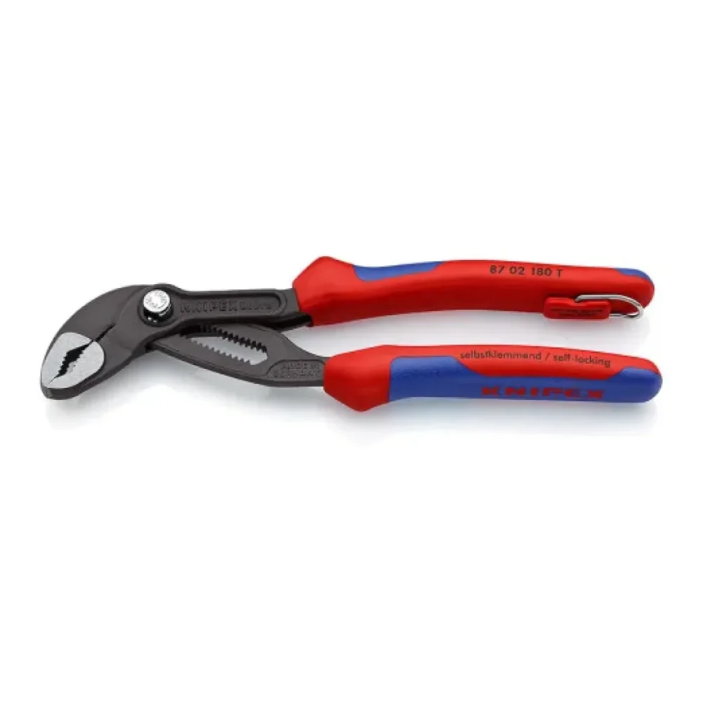 Високотехнологічні сантехнічні кліщі Cobra KNIPEX 87 02 180 T BK