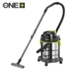 Пилосос акумуляторний будівельний RYOBI R18WDV-0 ONE+ (+ Всмоктуючий шланг, ручка, телескопічна штанга, насадка для підлоги, щіл