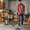 Пилосос акумуляторний будівельний RYOBI R18WDV-0 ONE+ (+ Всмоктуючий шланг, ручка, телескопічна штанга, насадка для підлоги, щіл