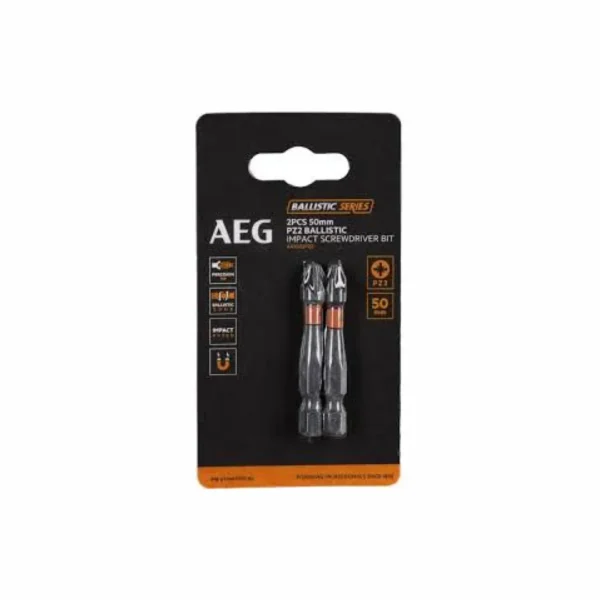 Біта ударна AEG AAK502PZ2, PZ2, 50мм (2шт)