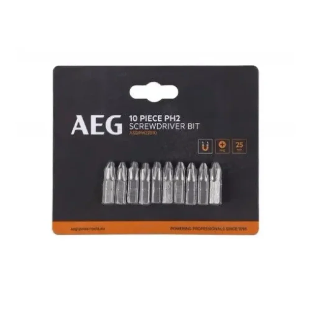 Біта AEG ASDPH22510, PH2, 25мм (10шт)