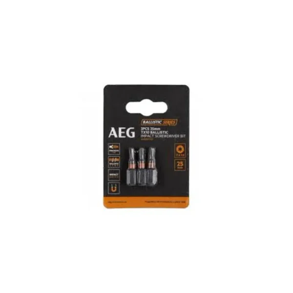 Біта ударна AEG AAK252TX10, TX10, 25мм (3шт)