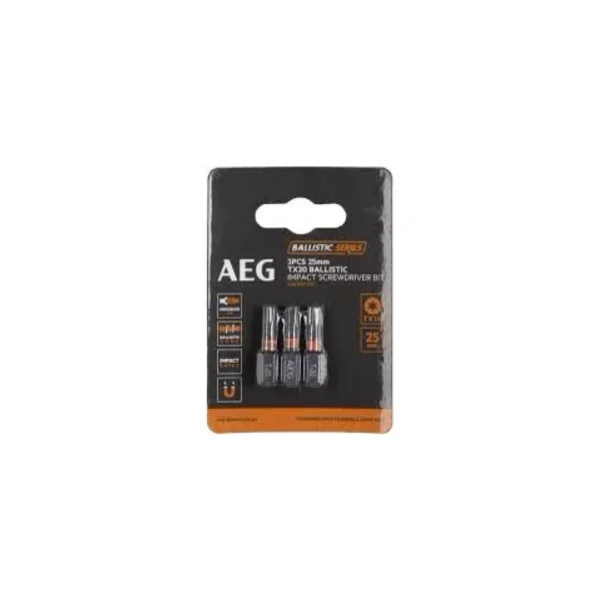 Біта ударна AEG AAK252TX20, TX20, 25мм (3шт)