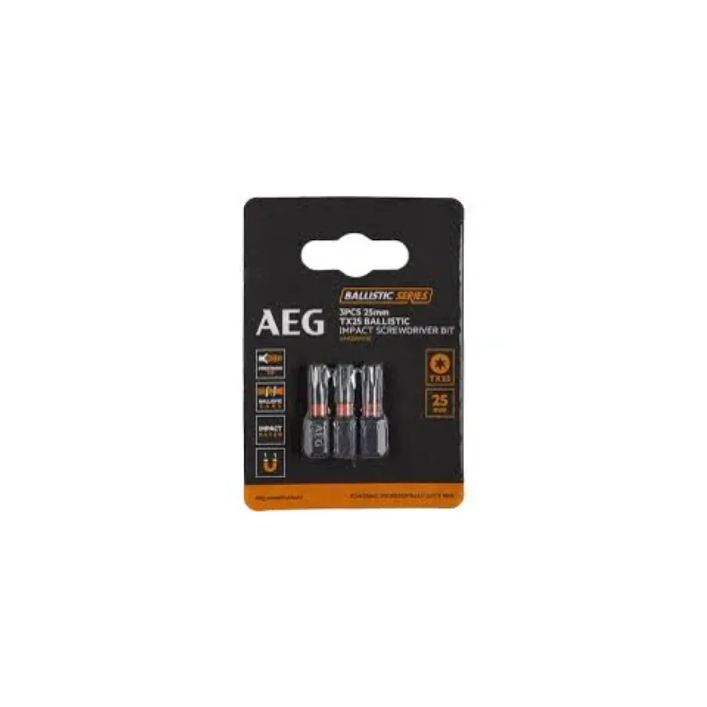 Біта ударна AEG AAK252TX25, TX25, 25мм (3шт)