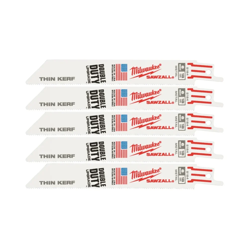 Полотно для шабельних пил THIN KERF MILWAUKEE, 150х1,4мм, (5шт), (метал)