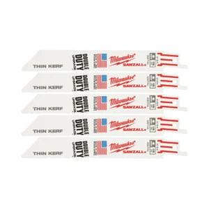 Полотно для шабельних пил THIN KERF MILWAUKEE, 150х1,4мм, (5шт), (метал)