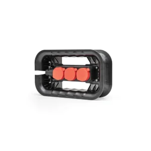 Тримач кабелів QBRICK SYSTEM CUSTOM CABLE WINDER WITH ELECTRICAL STRIP з розетками (кабель у комплект не входить) (333х197х92мм)