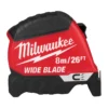 Рулетка магнітна WIDE BLADE MAGNETIC MILWAUKEE (Gen2), 8м/26фт (35мм)