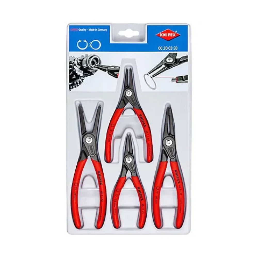 Набір прецизійних щипців для стопорних кілець KNIPEX 00 20 03 SB