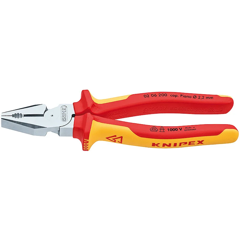 Плоскогубці комбіновані особливої міцності KNIPEX 02 06 200 SB