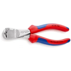 Кусачки торцеві (кліщі) особливої потужності, діаметр 4,5мм KNIPEX 67 05 160, хромовані
