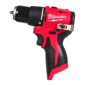 Дриль-шуруповерт з ударом акумуляторний безщітковий MILWAUKEE, M12 BLPDRC-0, 40Нм (каркас, кліпса на ремінь, картонне пакування)