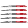 Полотно для шабельних пил AX CARBIDE MILWAUKEE, 300х5мм, (5шт), (деревина з цвяхами)