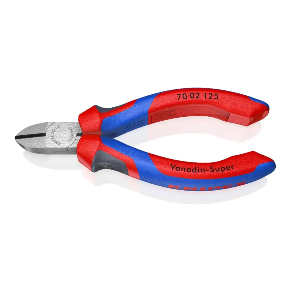 Кусачки бокові (бокорізи), діаметр 3,0мм, 125мм KNIPEX 70 02 125 SB, фосфатовані