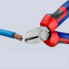 Кусачки бокові (бокорізи), діаметр 3,0мм, 125мм KNIPEX 70 02 125 SB, фосфатовані