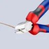 Кусачки бокові (бокорізи). діаметр 3,0мм, 125мм KNIPEX 70 05 125, хромовані