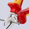 Кусачки бокові (бокорізи), діаметр 4,0мм, 140мм VDE KNIPEX 70 06 140, хромовані
