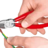 Кусачки бокові (бокорізи), діаметр 4,0мм, 180мм KNIPEX 70 01 180, фосфатовані