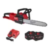 Пила ланцюгова акумуляторна безщіткова MILWAUKEE, M18 FCHS-122 , шина 40см (зарядний пристрій M12-18 FC, 2 акумулятори FB12 12Аг