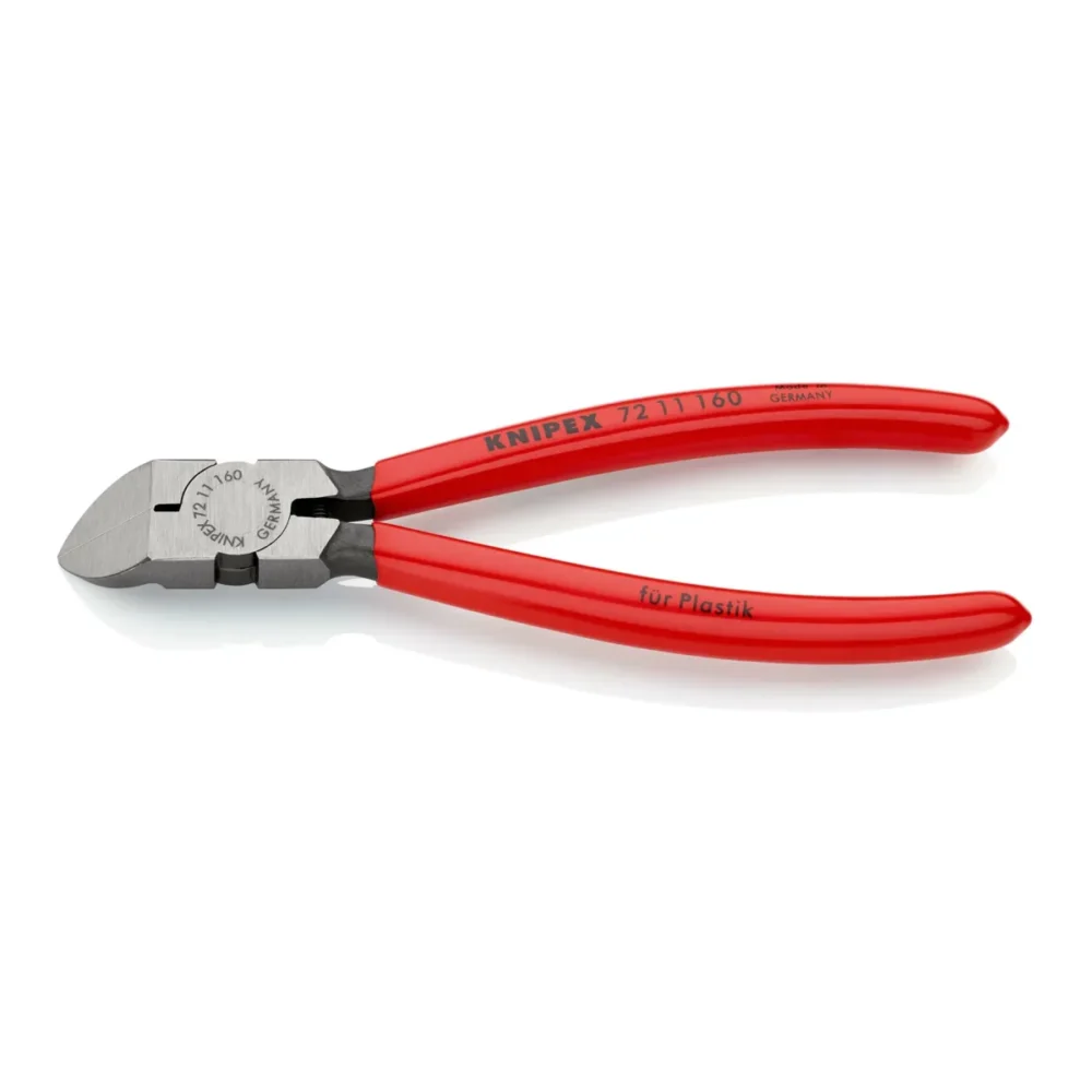 Кусачки бокові для пластмаси KNIPEX 72 11 160 SB