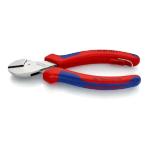 Кусачки бокові (бокорізи) компактні X-Cut, діаметр 12,0мм, 160мм KNIPEX 73 05 160 T BK, зі страхувальним кріпленням, хромовані