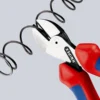 Кусачки бокові (бокорізи) компактні X-Cut, діаметр 12,0мм, 160мм KNIPEX 73 05 160 T BK, зі страхувальним кріпленням, хромовані